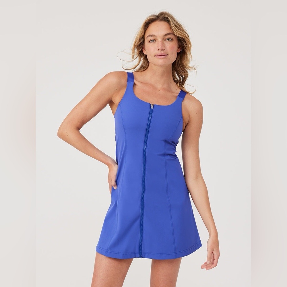 Outdoor Voices Powerhouse Dress Tanzanite Blue - S/M - B Cup
